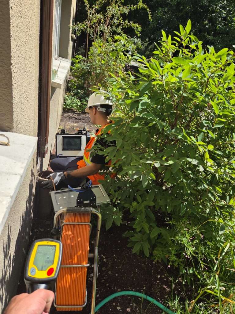 Image of pipeline inspection by PipeVision