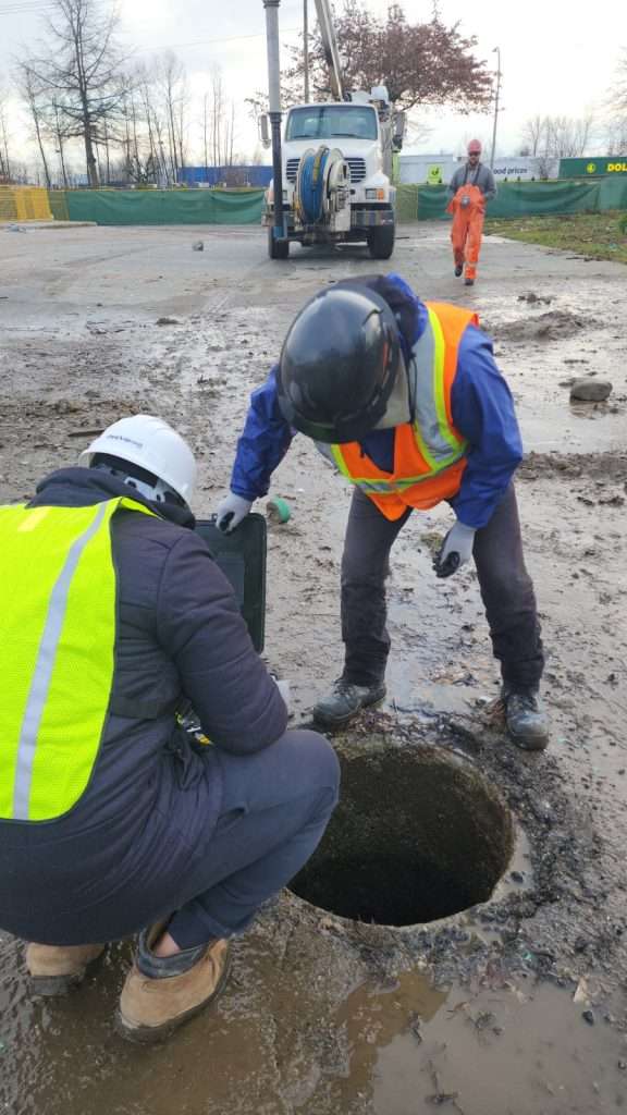 Pipe inspection by sewer camera