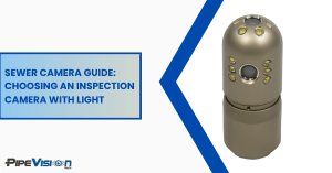 PipeVision inspection camera with light